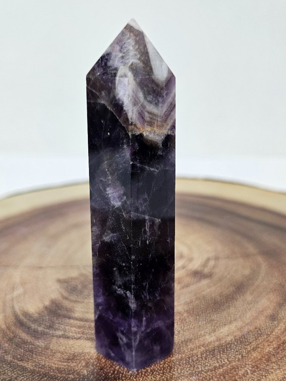 Dream Amethyst Crystal Stone Obelisk Point Tower